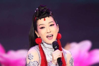 |2006年, 萨顶顶闹出了假唱的笑话, 她把话筒拿反了