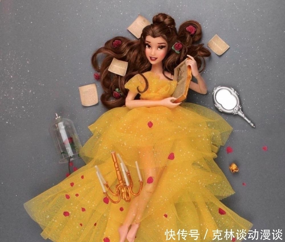 少女感|粉丝自制迪士尼“芭比公主”睡美人粉色纱裙真吸睛,少女感爆棚