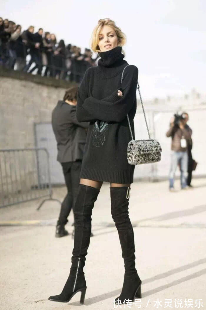 身材比例 放弃短靴吧,今年秋冬流行这双鞋子,比裤子还暖和,自带高级光环