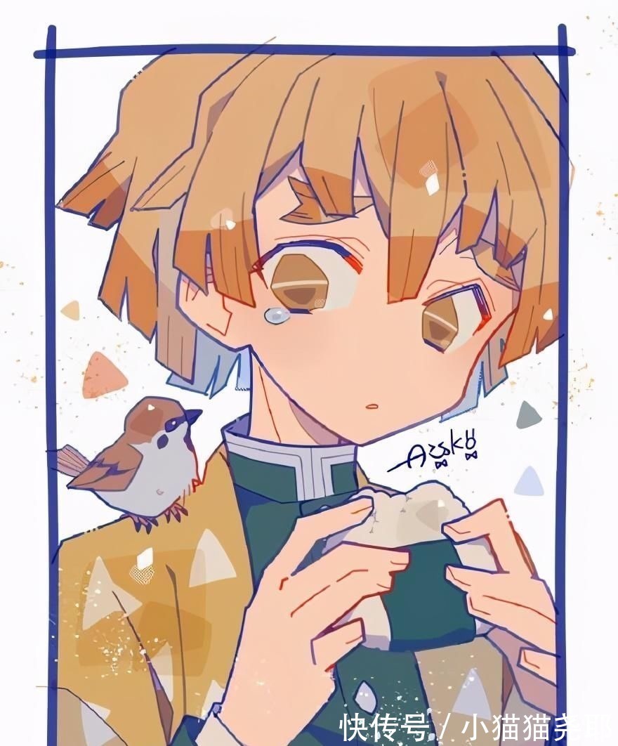 炭治郎|鬼灭之刃:Q萌头像,师兄与蝴蝶的情头很甜蜜,可惜其中有个叛徒