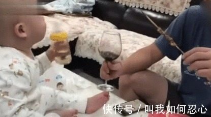 爸爸|妈妈不在家,爷俩就干上了大块吃肉大碗喝酒,太逗啦