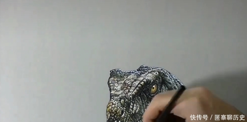 恐龙|美术生手绘3D恐龙,开始不相信,作品完成后:乔治的最爱