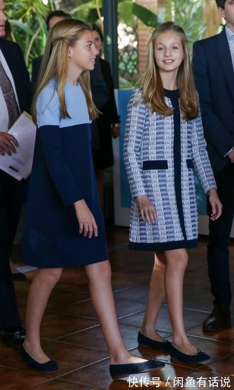 西班牙|西班牙公主真长高了好多,穿去年旧裙短了一截,气质都成熟不少