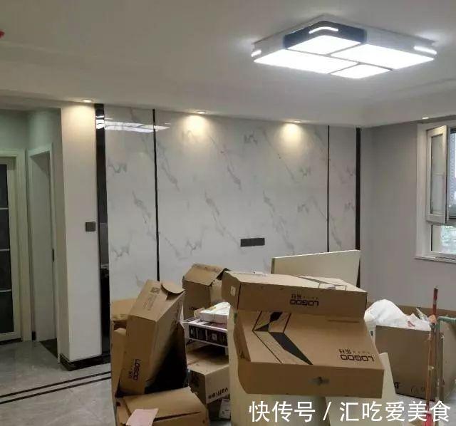 灯带|花了12万硬装完工，全屋定制柜子很漂亮，电视墙很满意，晒晒！