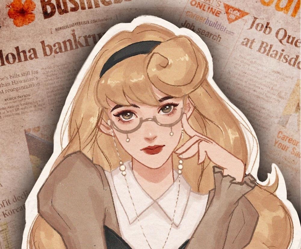 画师|迪士尼公主化身时尚宠儿,全员墨镜风格,乐佩公主气质提升