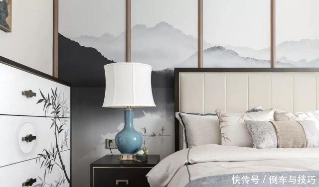 新中式|130平现代中式风格，烟灰蓝的中国风，比新中式更清爽明亮！