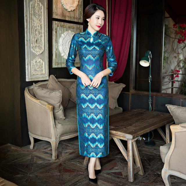 旗袍|优雅时尚唐装穿连衣裙,让你展现婉约之美,不一样风格