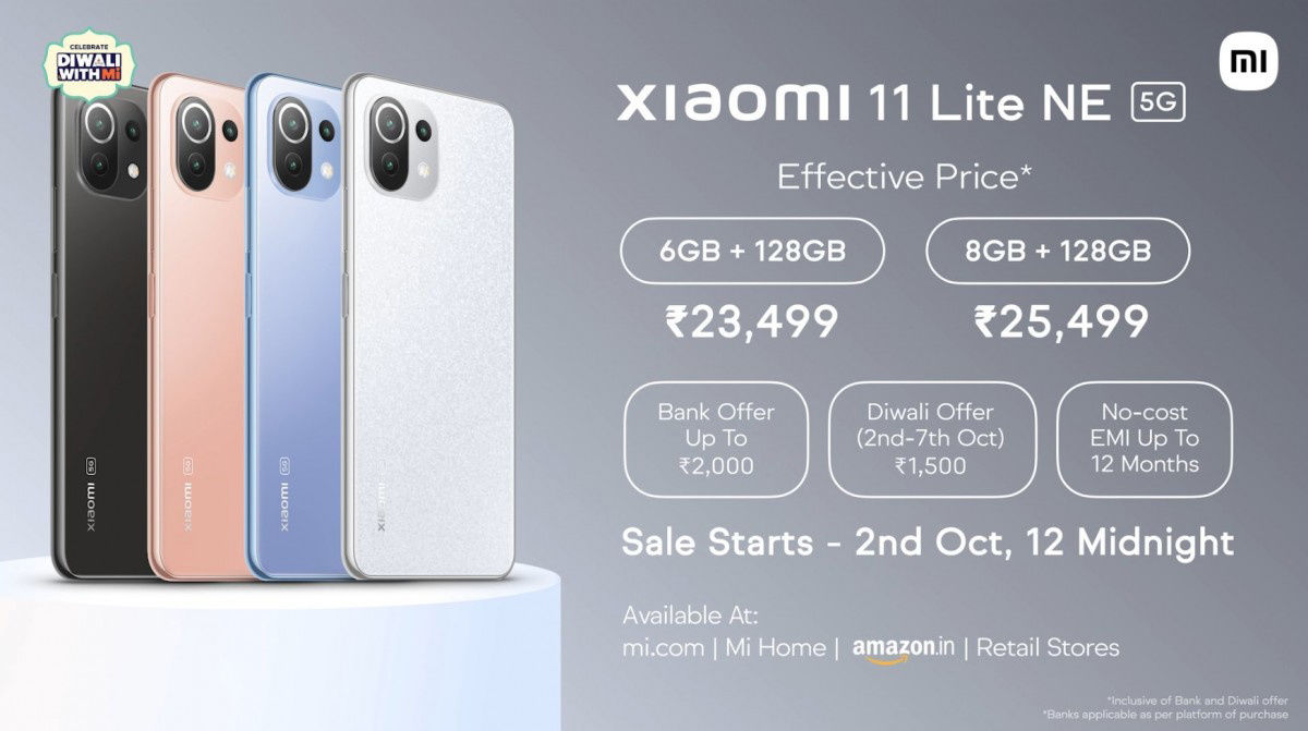 it之家|小米 11 Lite NE 5G 海外发布:2048 元起,骁龙 778G/ 轻至 158g