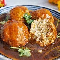  老师傅教你四喜丸子做法，好吃到舔手指