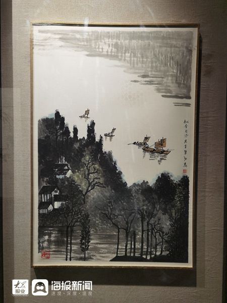 闫明清@“不负丹青”山东籍画家高师绘画作品展在沪举办