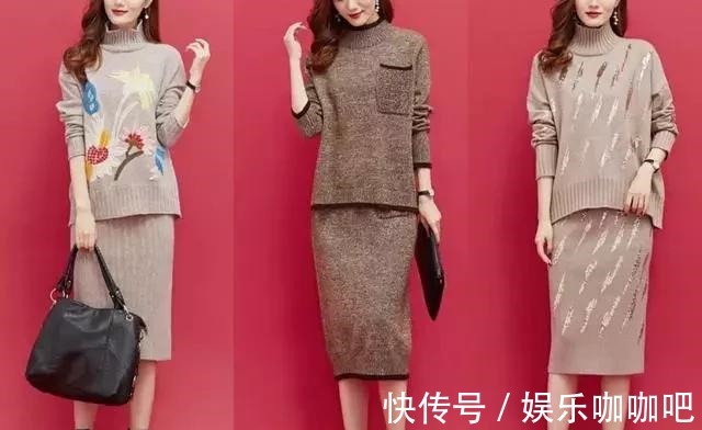 搭配 如今不流行穿裤子了,“毛衣+遮臀群”才是春天正确打开方式!