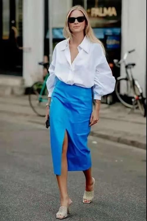 搭配|真正有品味的女人,穿“半身裙”都这样搭上衣,优雅更显品味