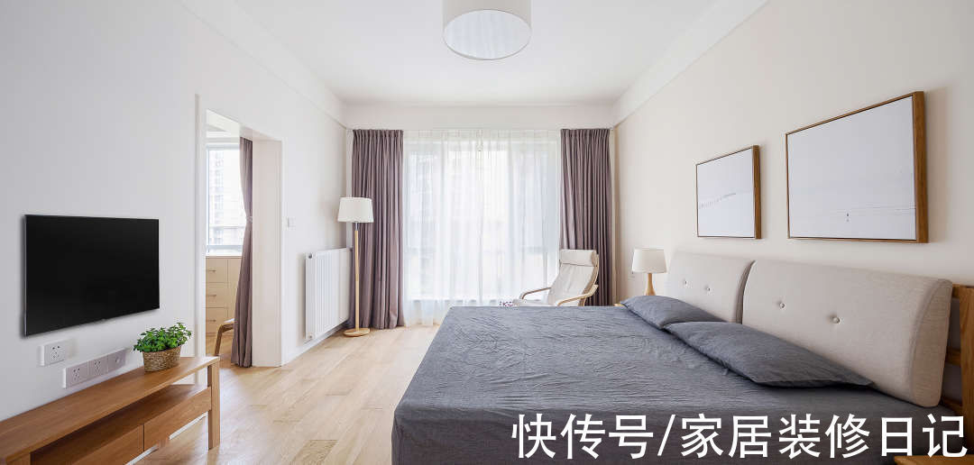 窗帘|明明只有110平,一个最理想的横厅圈粉加分了,住进去就不想出来