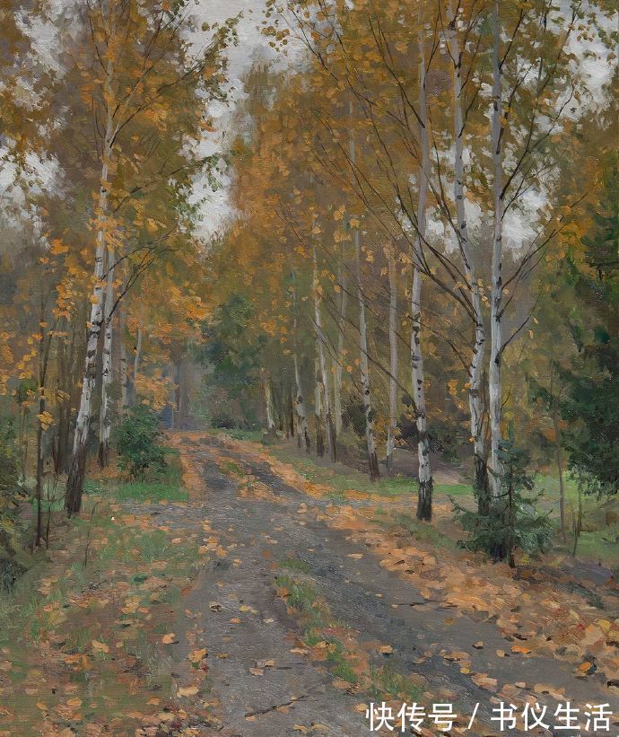 brusilov&超过冷军的俄罗斯画家,作品充满阳光,细节处理令人佩服