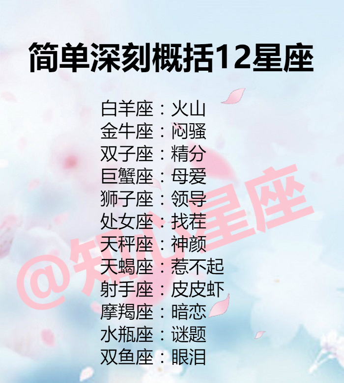 12星座|12星座男喜欢什么面相女生最爱伪装成玉女的星座