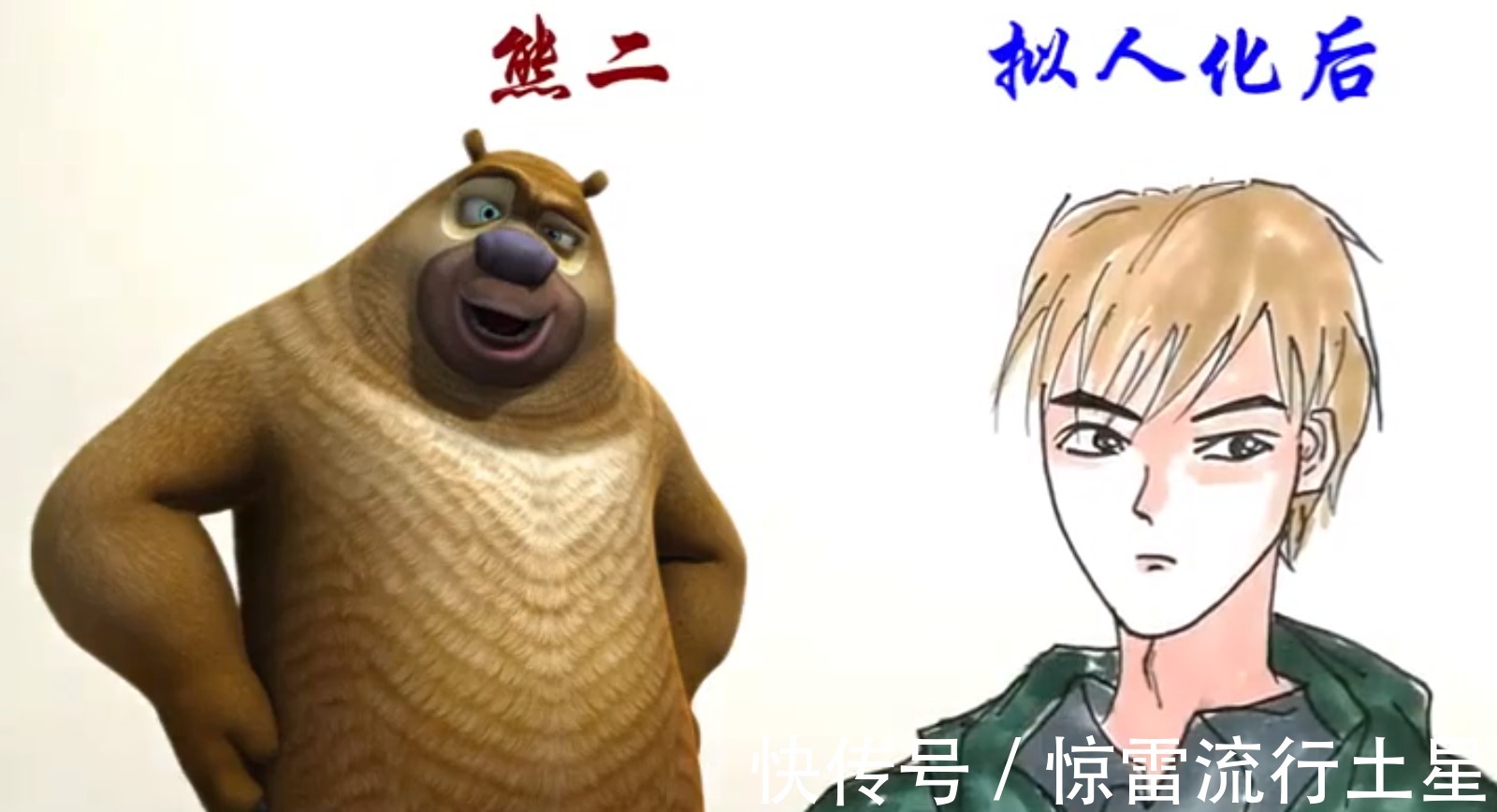 熊大熊二|熊出没人物拟人化，团子甚是可爱，从未出现过的李老板变身霸道总裁