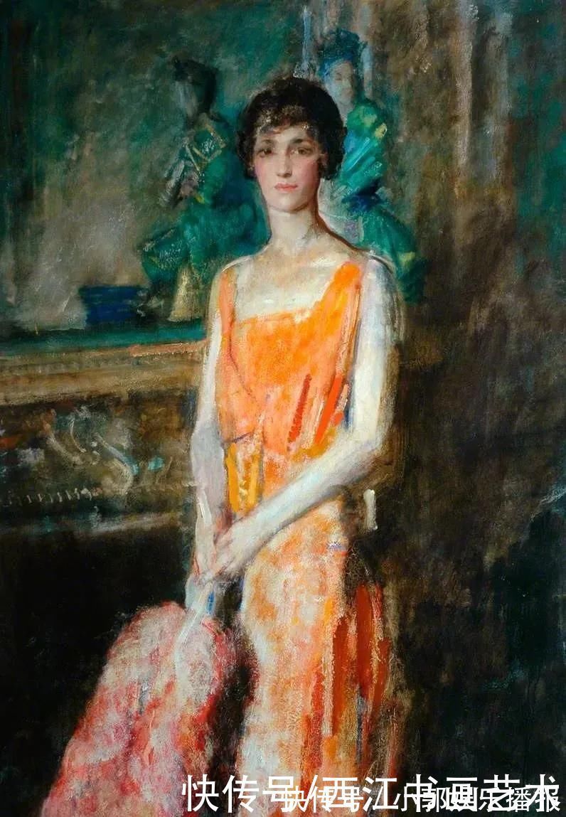 麦克沃伊&有质感的水彩肖像:英国画家亚瑟.麦克沃伊作品选