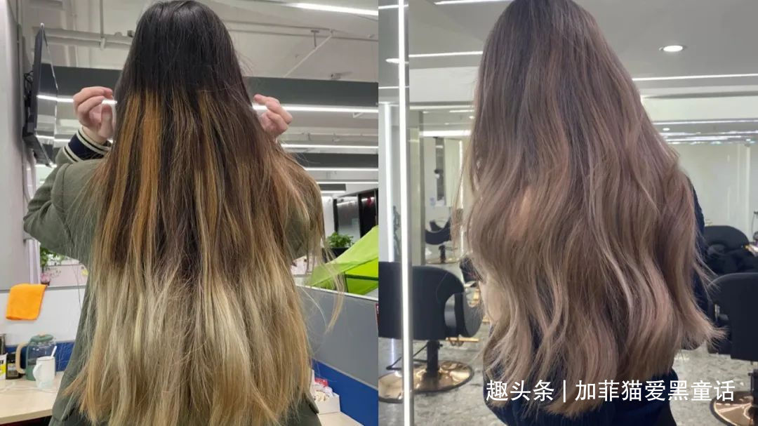 奇怪却又时尚的四款染发，挂耳染的潮流已去，爆顶染成热门宠儿？