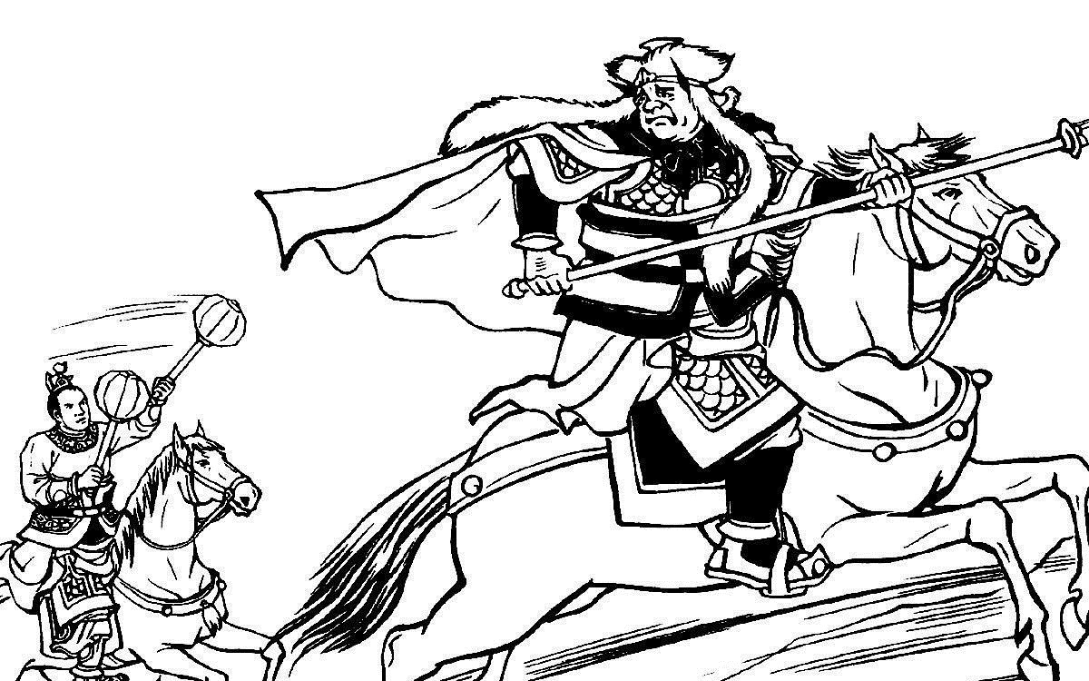 大锤#薛家将薛克虎巅峰之战:夺白壁关锤震黑龙,抢银燕关勇打黄天俊