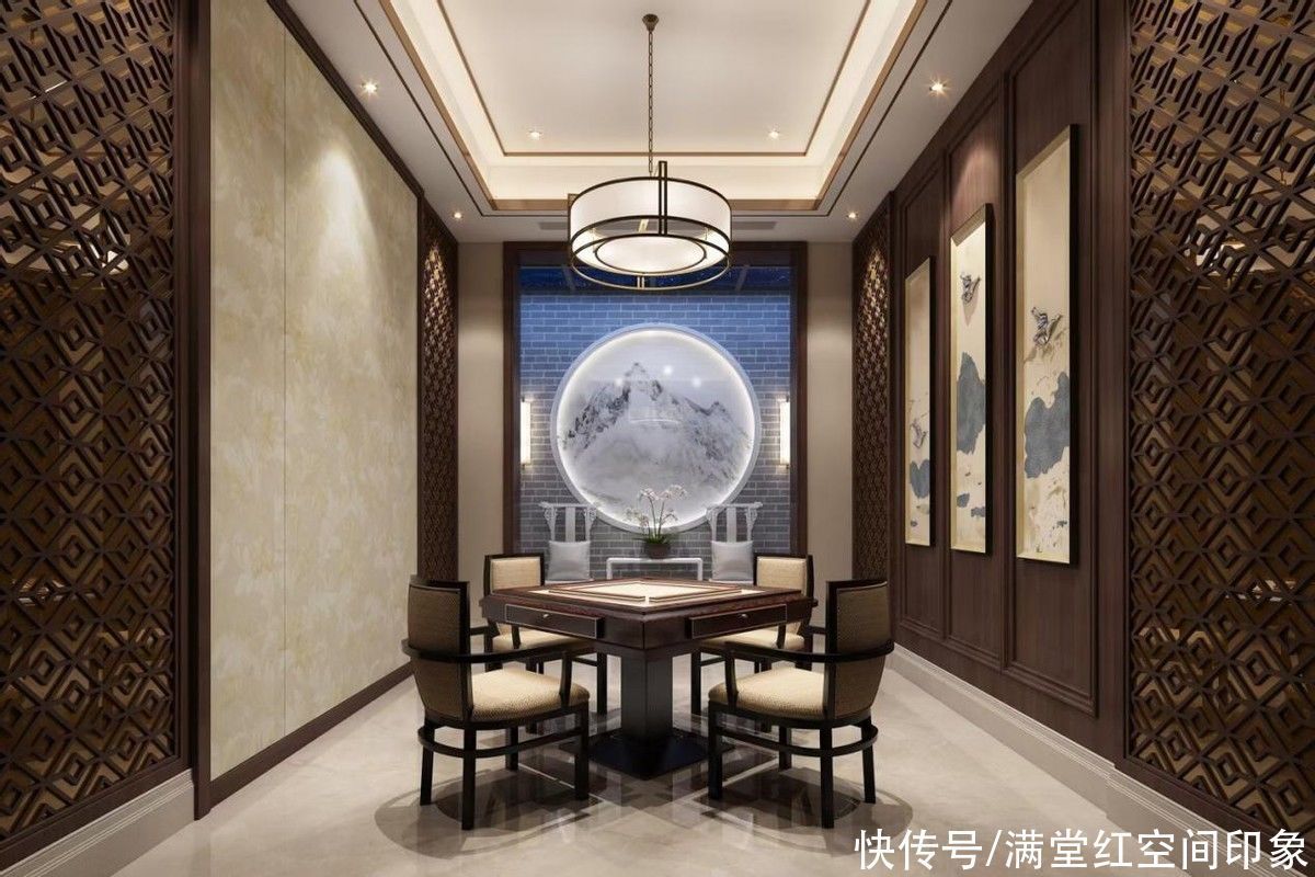 传统|现代中式豪宅装修,品味东方典雅,传达中式韵味意境之美