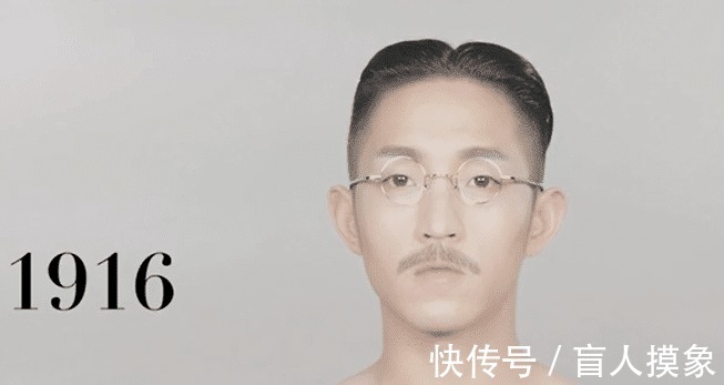 民国 小伙展示中国男人一百年发型变化,民国最儒雅,杀马特时期最霸气!