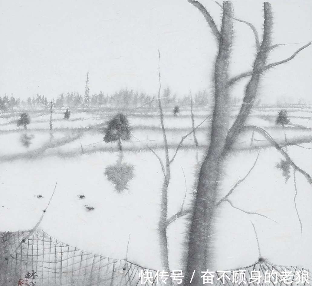 山水画$水墨氤氲,气息儒雅|林兵山水画