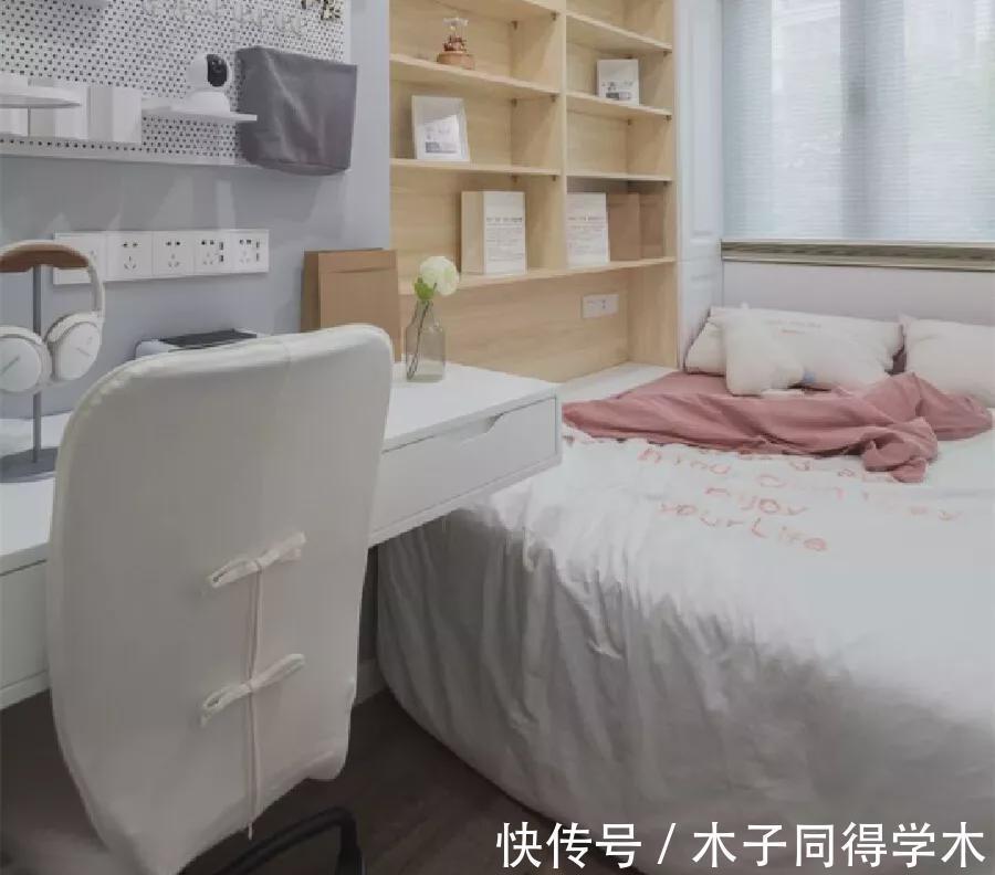 纯白色|50㎡小户型一室改两室,卡座客餐厅设计,变身多功能空间!