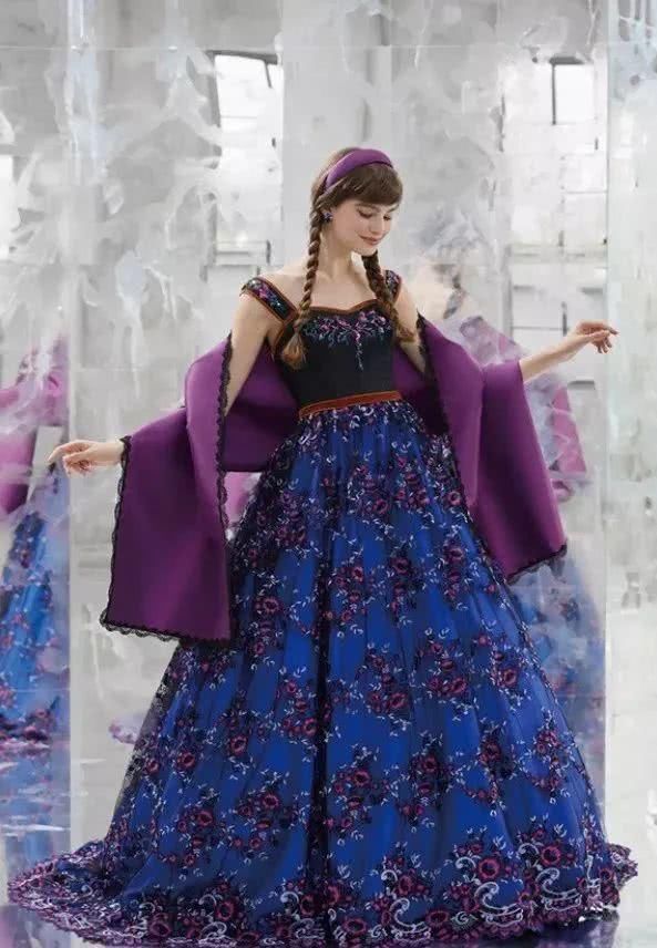 把冰雪奇缘做成婚纱这些迪士尼公主穿的婚纱裙也太好看了