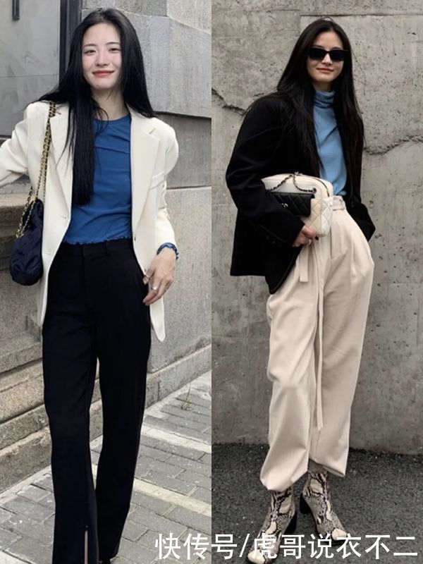 打底衫别总穿黑白灰，春季减龄还得靠彩色，单穿叠穿时髦又优雅