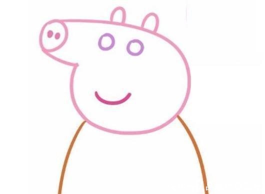 小猪|育儿简笔画可爱小猪佩奇一家人, 两分钟就会画, 宝宝最喜欢!
