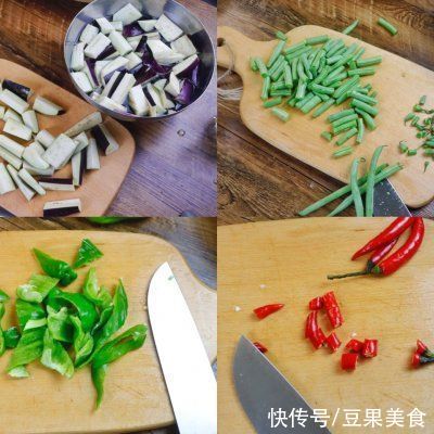 饭菜|茄子烧豆角干饭人的无敌下饭菜