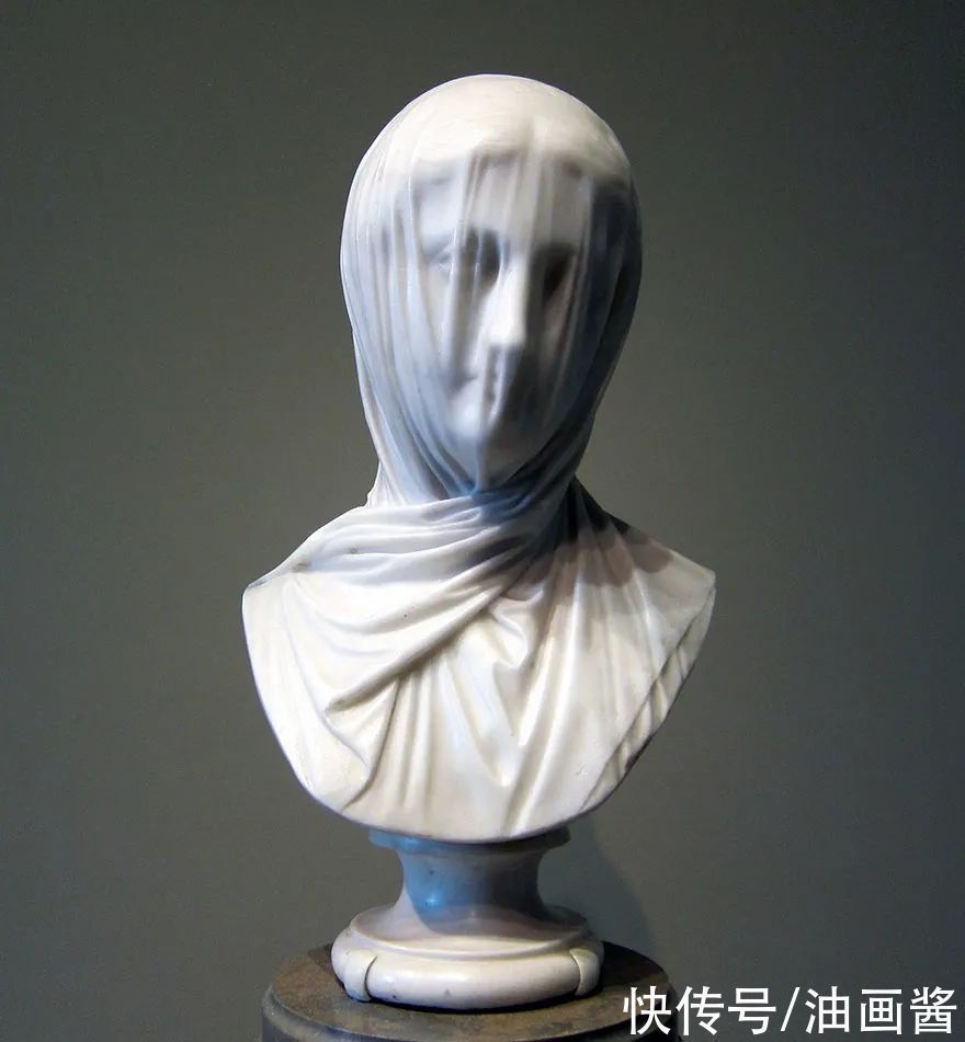 石头|这些雕塑蒙了一层纱布,走近扯一下,才发现纱布也是石头