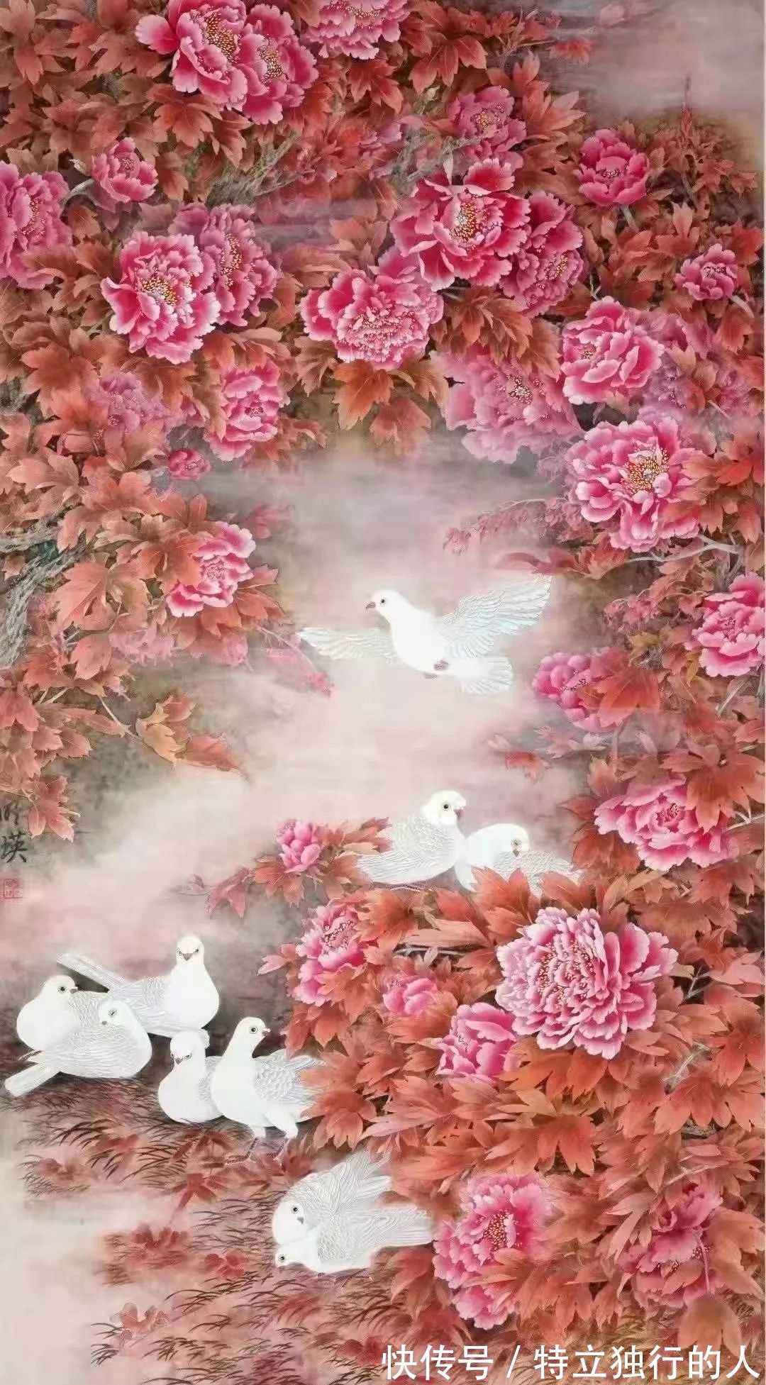 x50$春风花草香—中国画创作研究院叶丽美工作室工笔花鸟画迎春线上