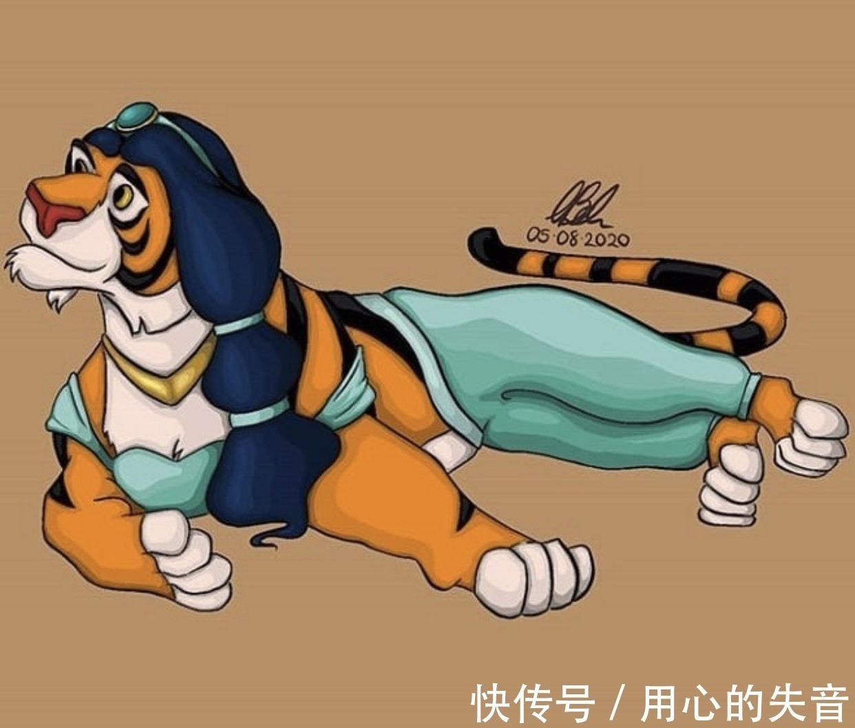 木须龙|迪士尼公主的服装,穿在小宠物身上,雪宝变艾莎、老虎也妖娆