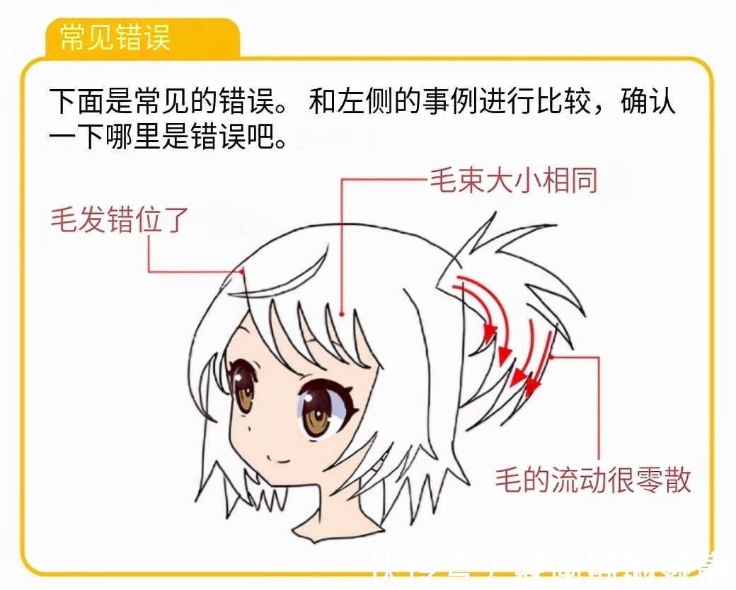 绘画|秃头星人头发画法秘籍!新手简单易学的头发护法教学!