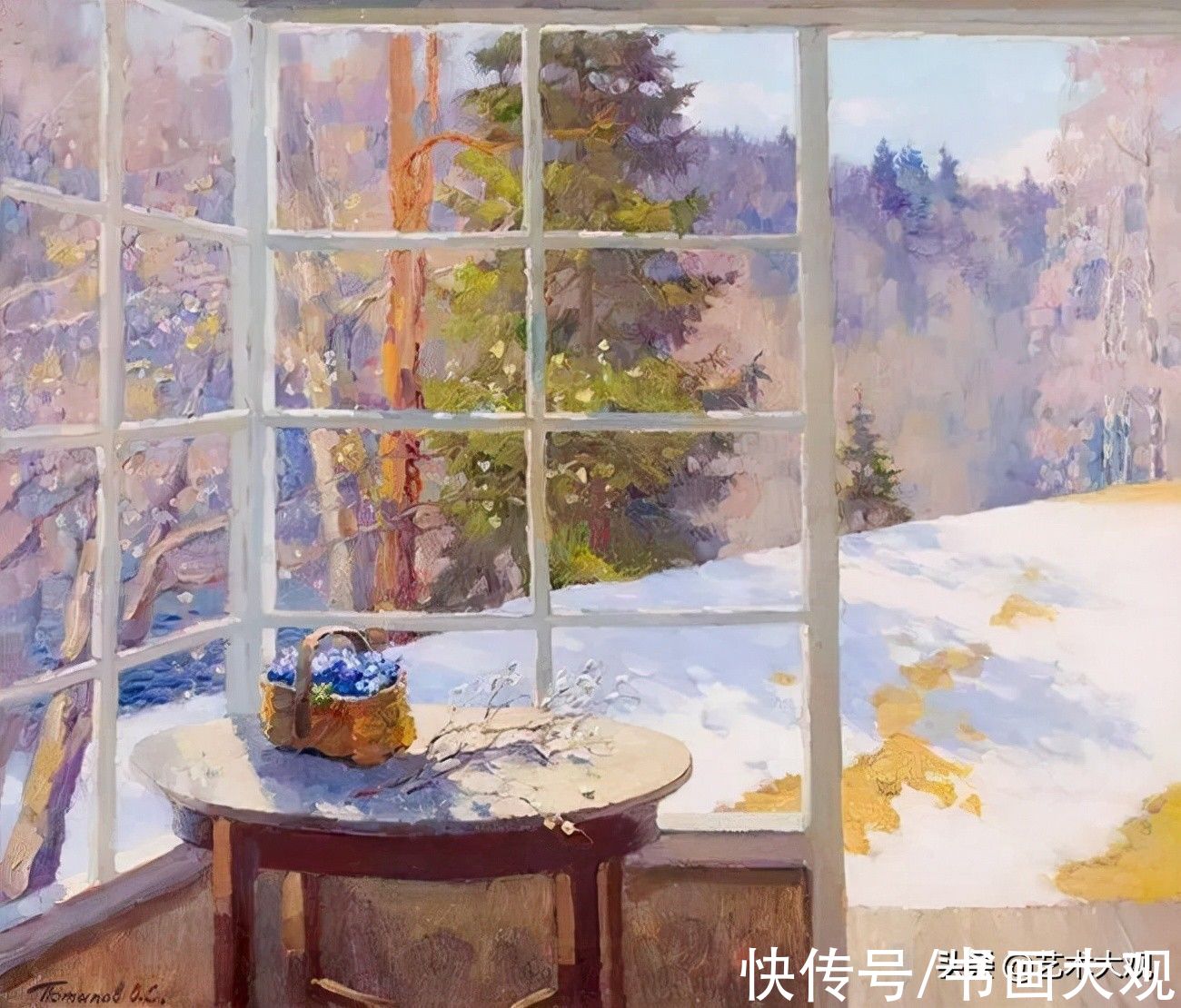 习作&阳光明媚的风景油画写生习作