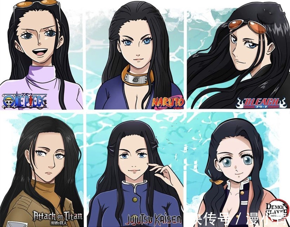 完结|火影和海贼王主角们齐聚一堂,不同的画风之下,人物的颜值见分晓