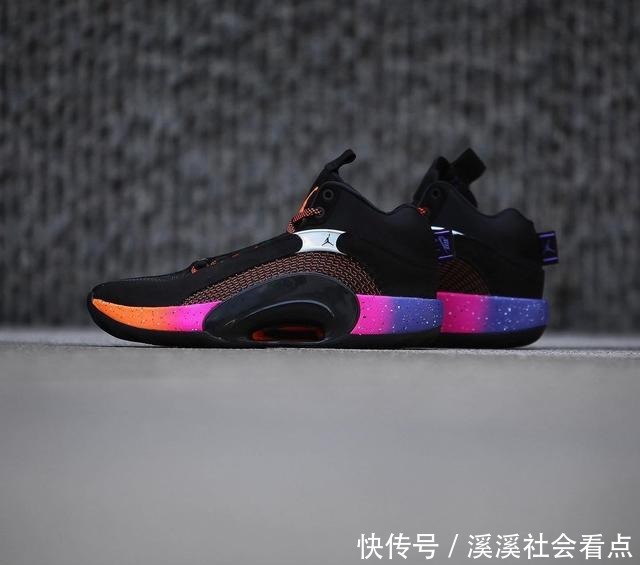 配色|艳丽日落元素!全新配色Air Jordan 35实物图释出