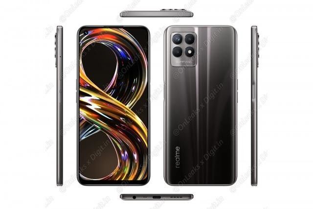 usb-c|realme 8i渲染图已曝光 首款采用Helio G96芯片组