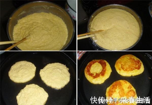 玉米面煎饼|玉米面最好吃的做法，不用加1滴水，不蒸不煮不油炸也很香