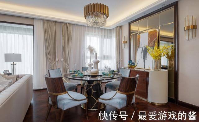 阳台上|168平轻奢风三居室,让艺术在空间中发酵