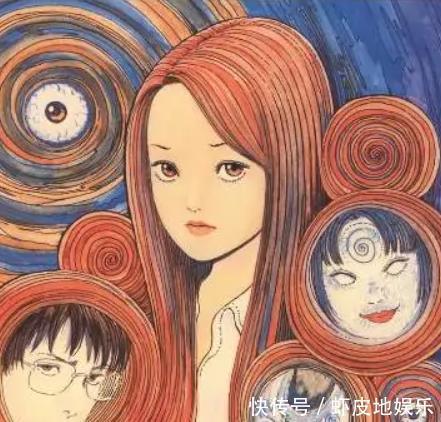 伊藤润二|伊藤润二最经典的作品，《漩涡》动画化定档，黑白色调气氛有了