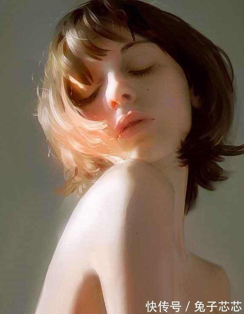 艺术家$竟有如此养眼的美女肖像画——伊拉克利令人难以置信的数字绘画