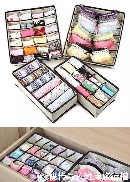 抽屉|持家媳妇想出来的衣柜收纳大法，实在是太聪明了！