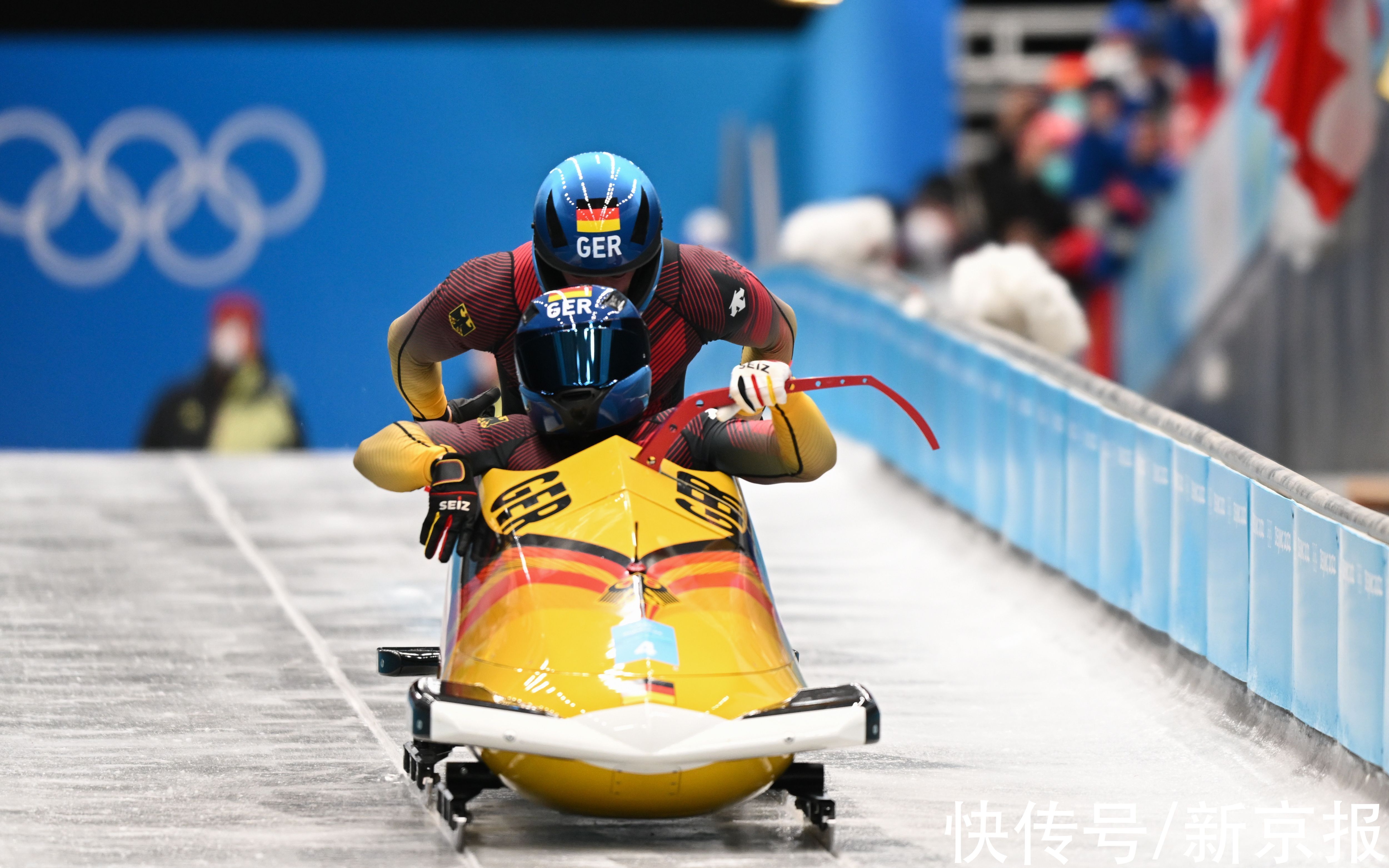 卫冕|弗里德里希再现统治力，卫冕男子双人雪车并刷新赛道纪录