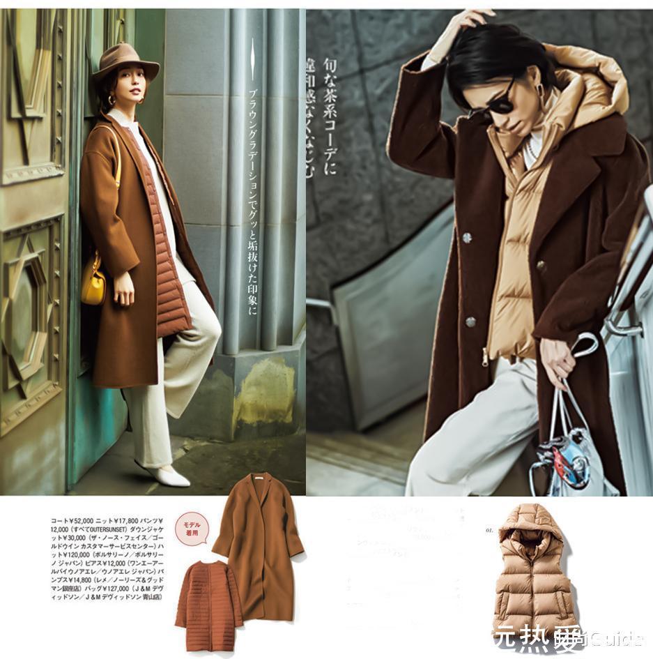 显瘦|长大衣+薄羽绒服,冬天这样穿,好看显瘦与保暖都可兼得!