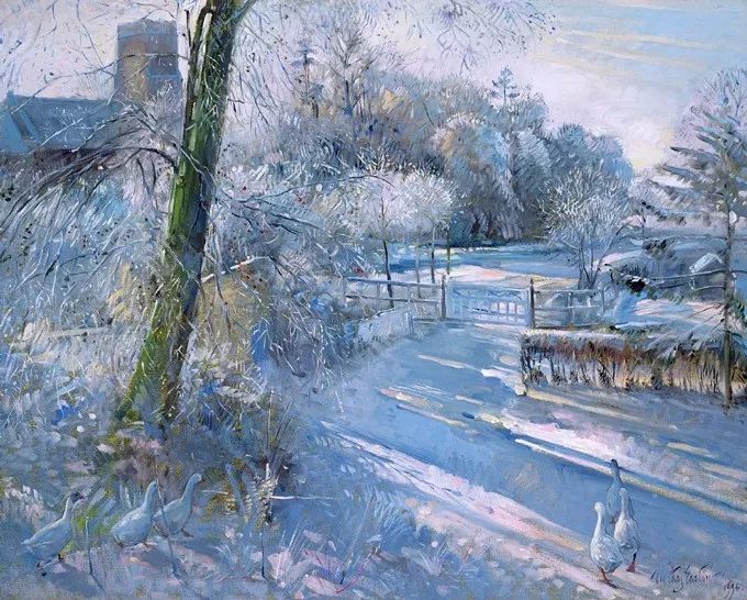 陌上花开!英伦风情的陌上花开——蒂莫西·伊斯顿的风景油画