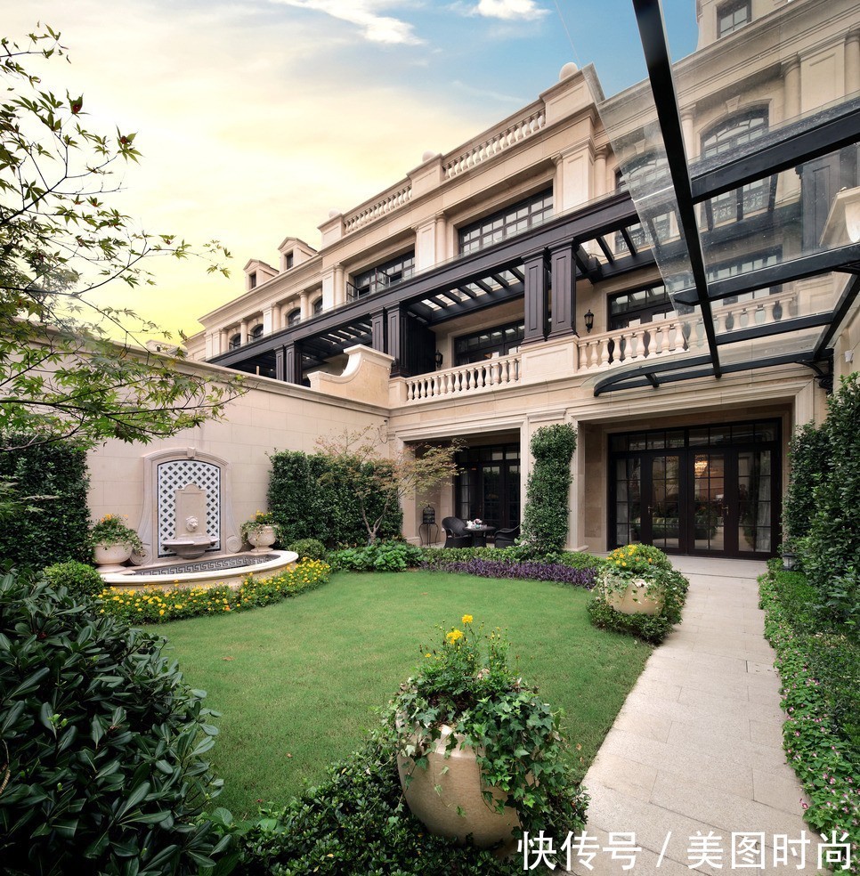 欧式|100平+大院子如何装修?分享20个大庭院设计案例,照着装就行了