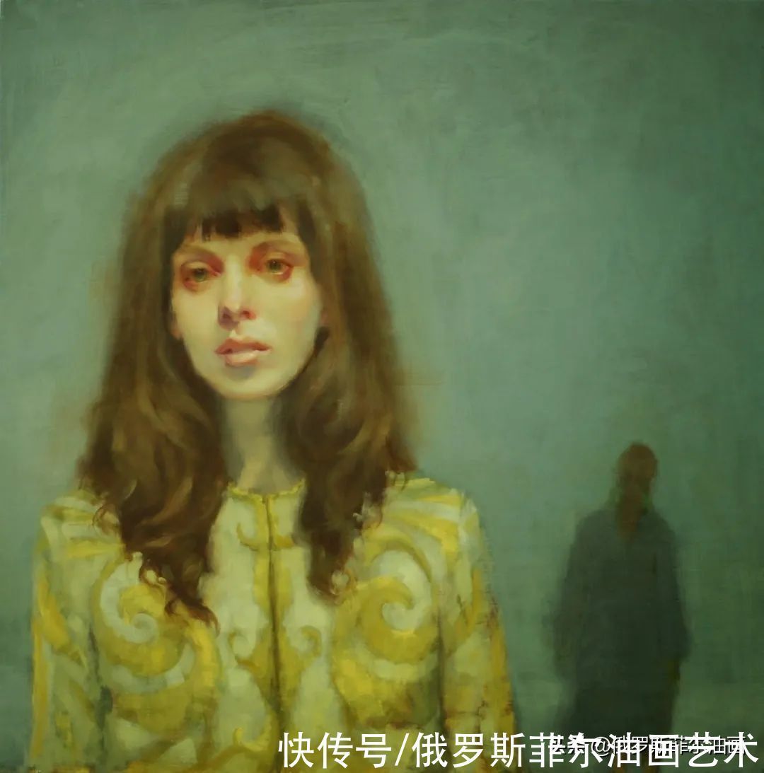 油画&美国画家桑德拉·弗朗德的油画里，充满了微妙而引人注目的情感