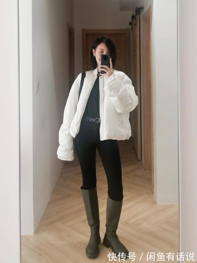 中裤|时尚就是个圈,曾经的“靴中裤”穿法又开始流行,时髦显瘦又保暖